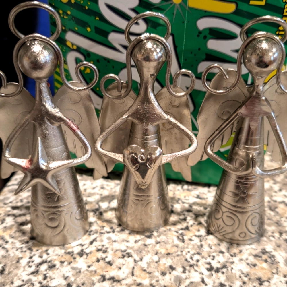 Angel Bell Ornament Set of 3